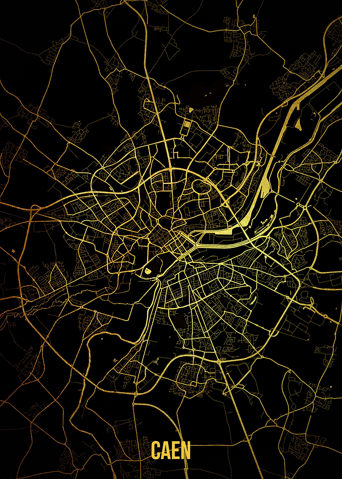 Caen gold map