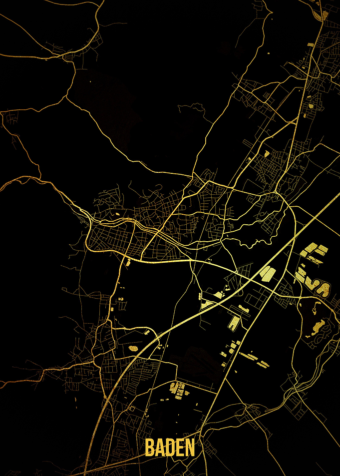 Baden gold map