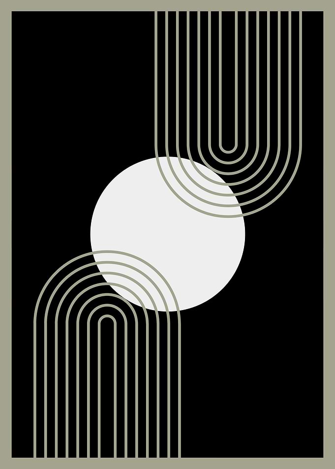 Boho Minimalist Abstract