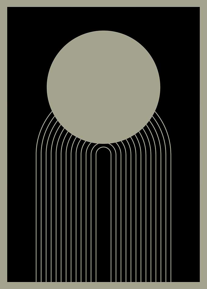 Boho Minimalist Abstract