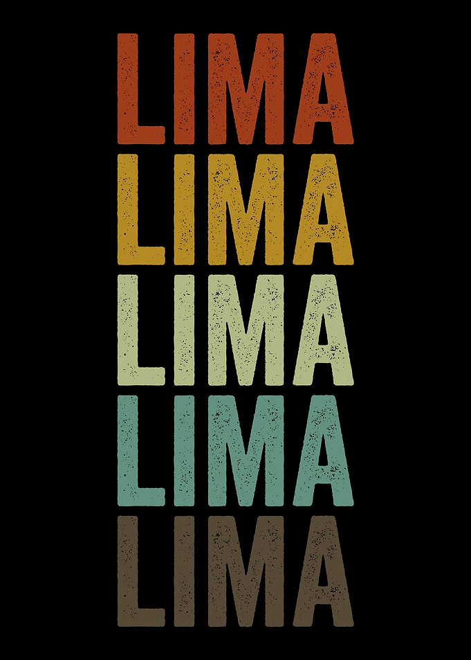 Lima Peru Retro Vintage