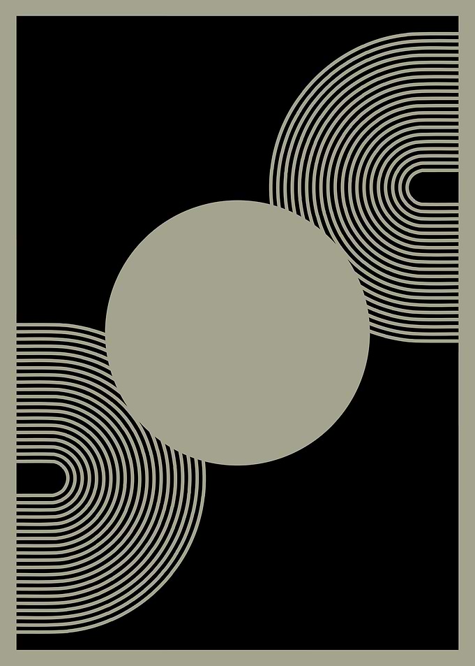 Boho Minimalist Abstract