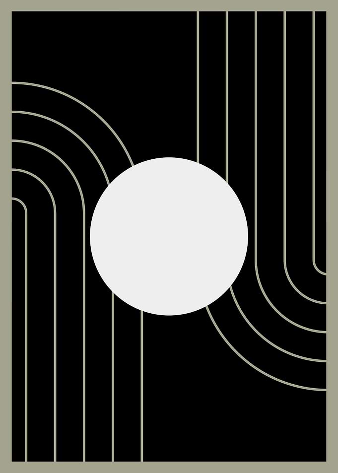 Boho Minimalist Abstract