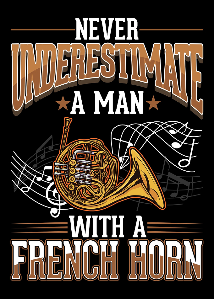 French Horn Man Hornist