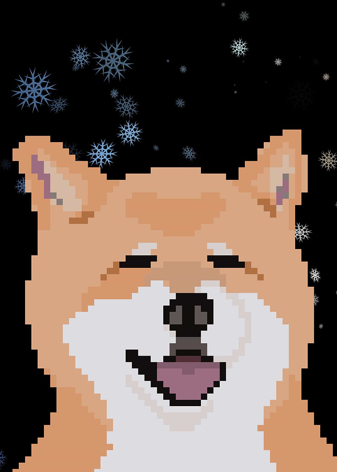 Shiba Inu Pixel 4