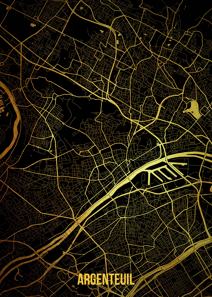 Argenteuil gold map