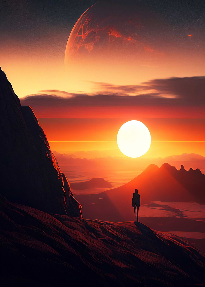 red moon view AI
