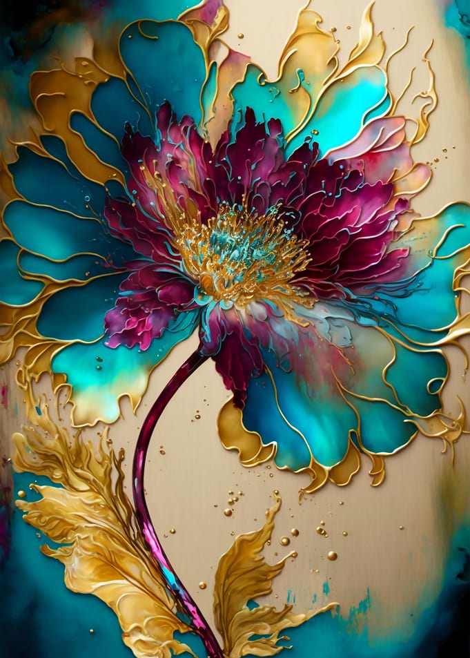 Abstract Flower