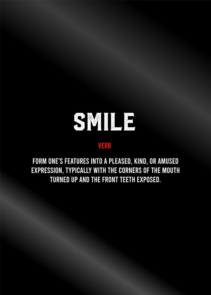 smile definition poster