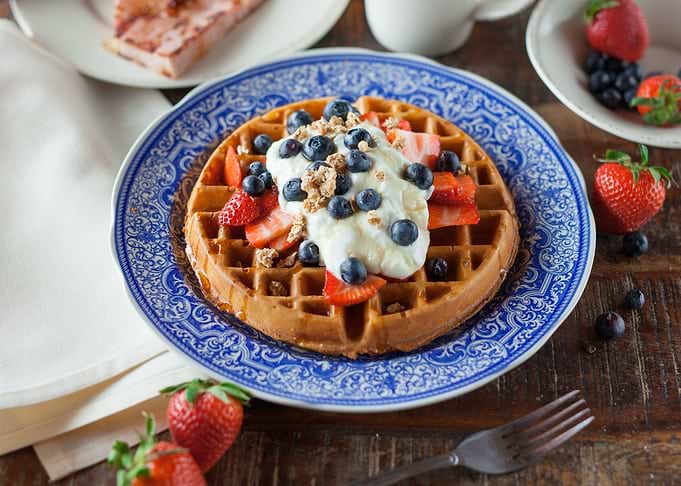 Waffle and Berries