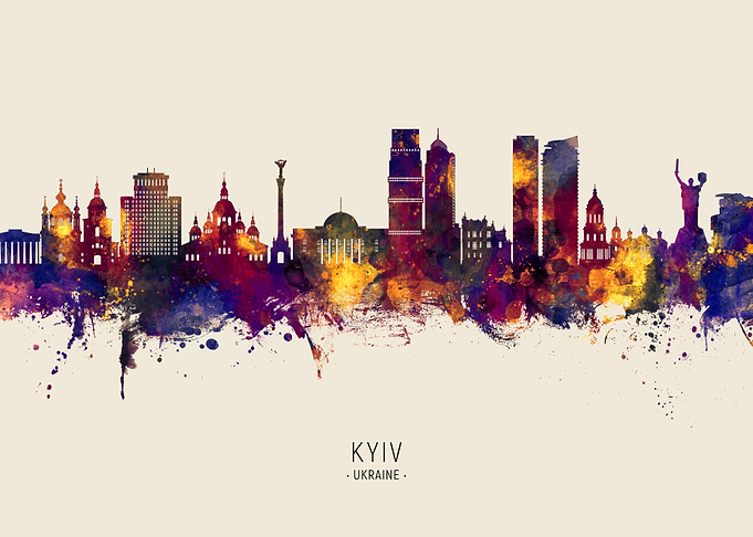 Kyiv Skyline Ukraine