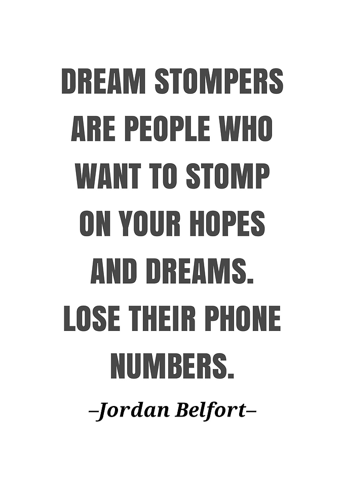 Jordan Belfort quote