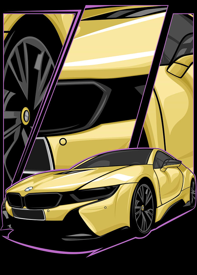abstract super cars