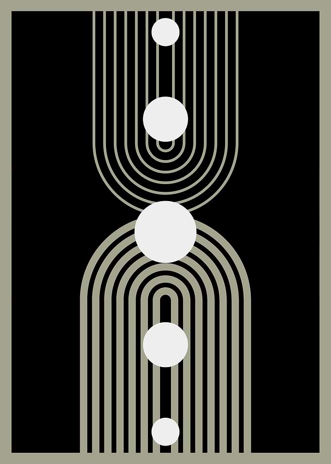 Boho Minimalist Abstract