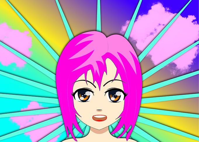 Anime Pink Hair