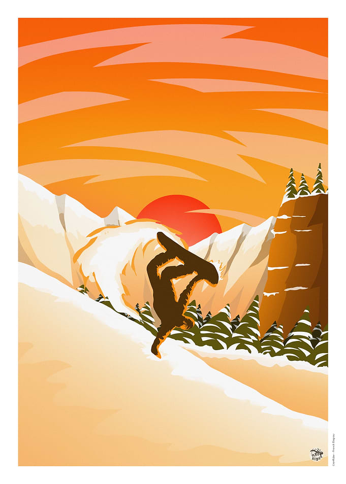 Snowboard ride