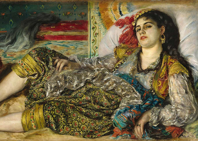 Odalisque 1870 painting