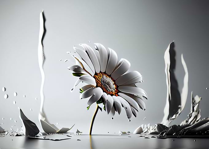 Beautiful white Daisy