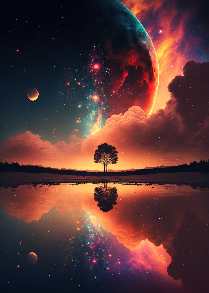 Dreamy Surreal Sunset