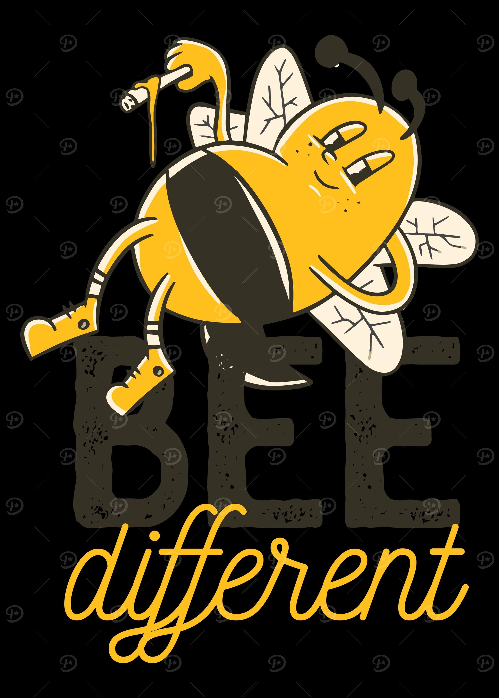 bee different cute animati