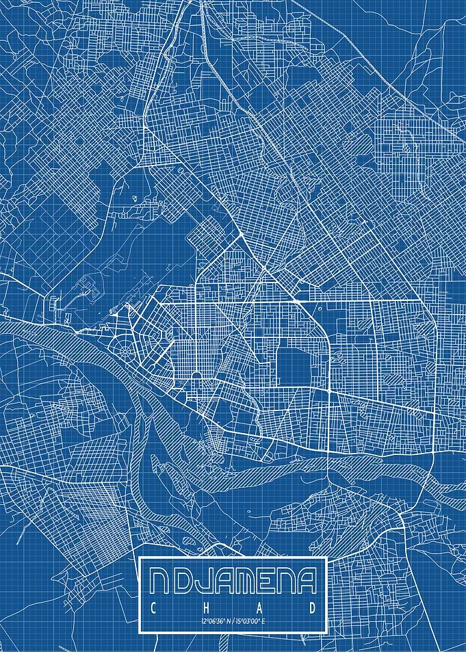 NDjamena Map Blueprint