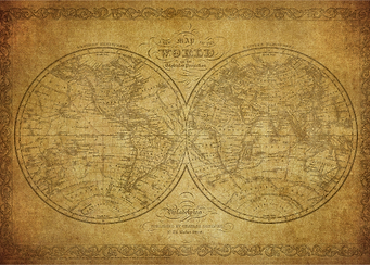 Old Map of the World