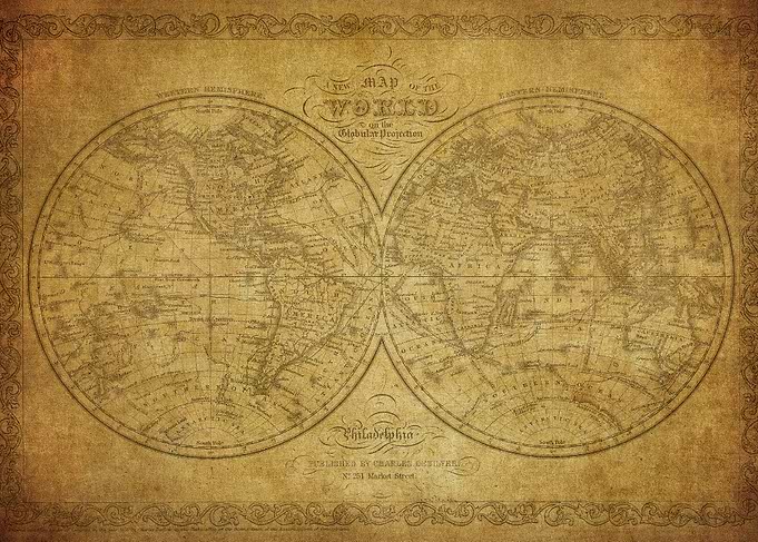 Old Map of the World