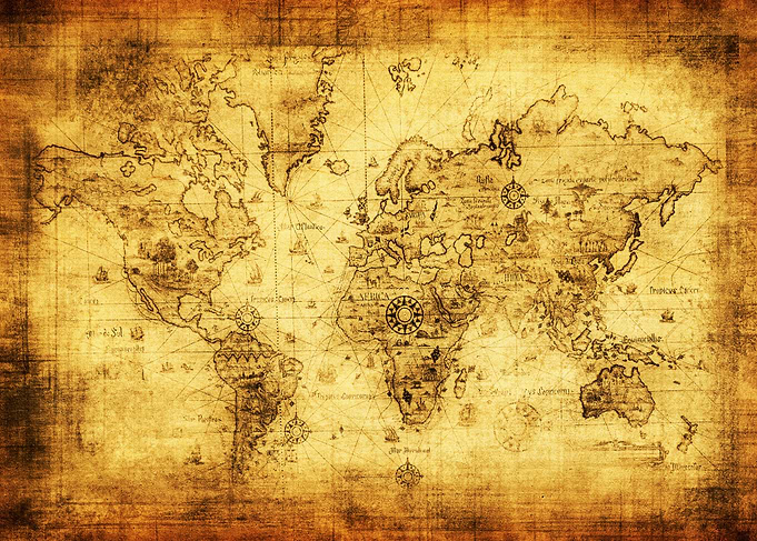 Old Map of the World