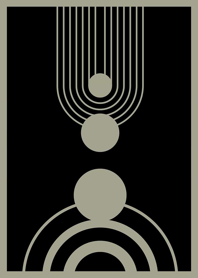 Boho Minimalist Abstract