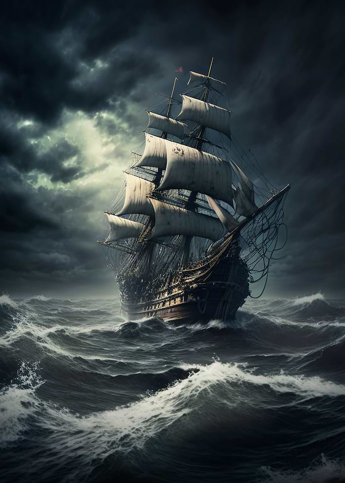 Dark sea