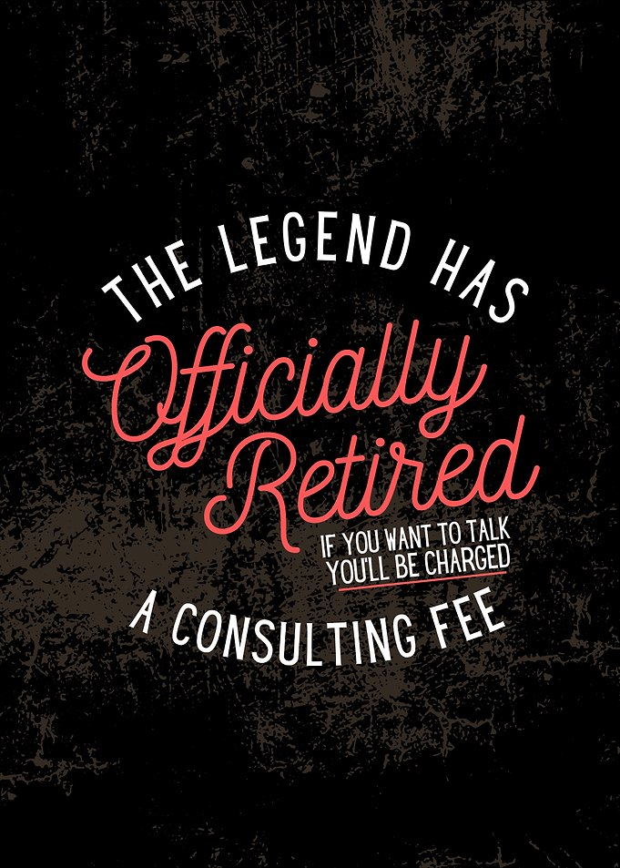 The Legend Has Retired