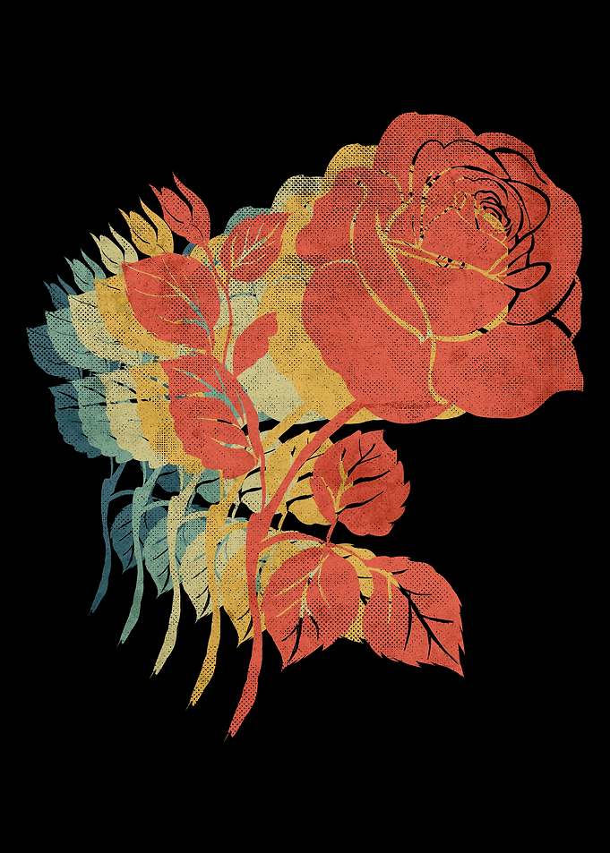 Rose Petal Beautiful Retro