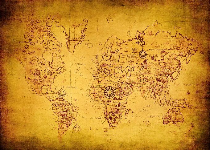 Old Map of the World