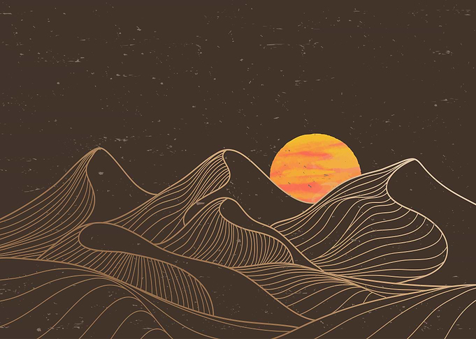 MOUNTAIN ART LANDSCAPE