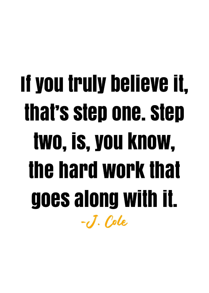 J Cole Quote