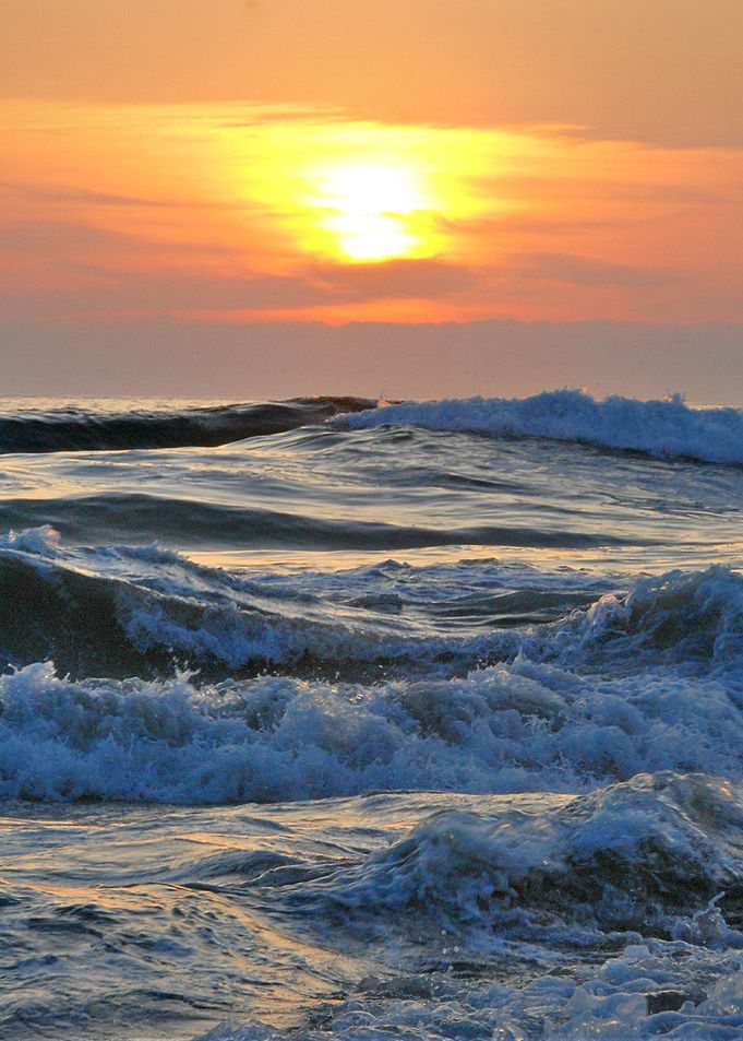 Sunset sea