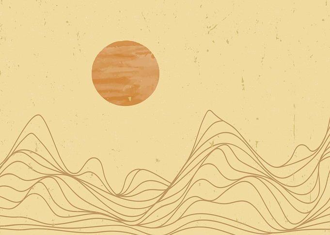 MOUNTAIN LINE ART