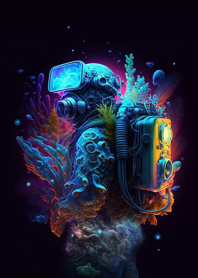 Lost diver