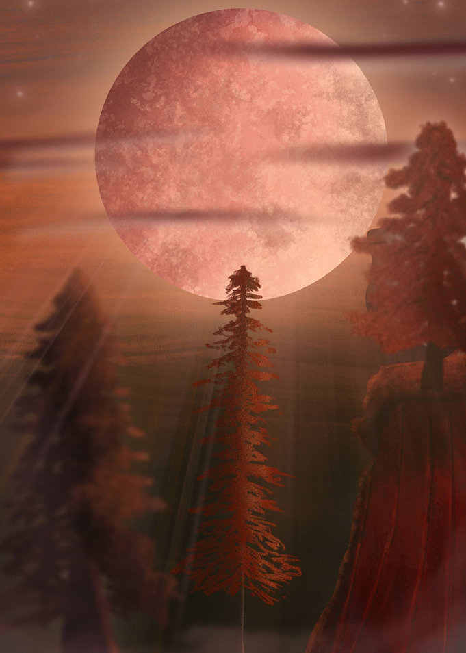 red moon