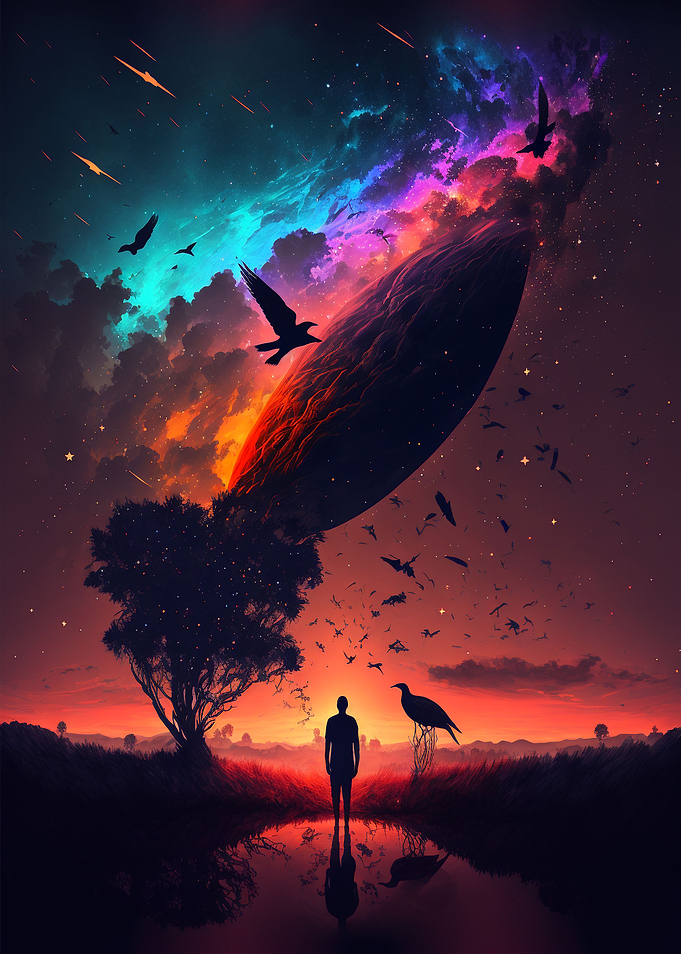 Dreamy Surreal Sunset