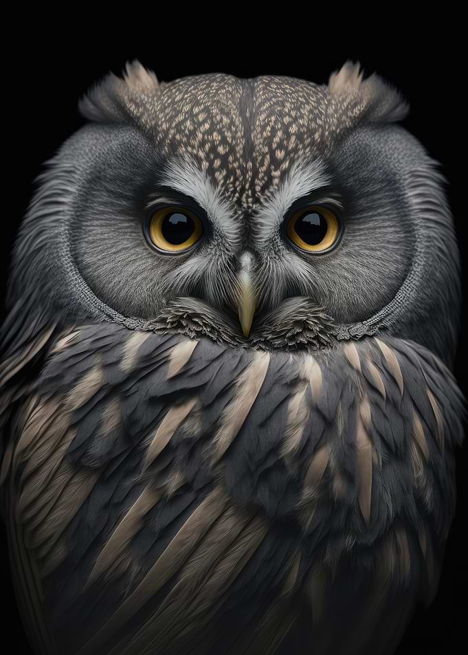 Beautiful Owl Portrait