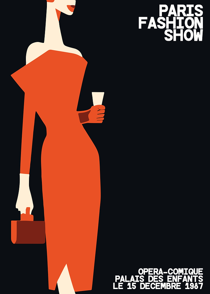 Paris Fashion Show Poster