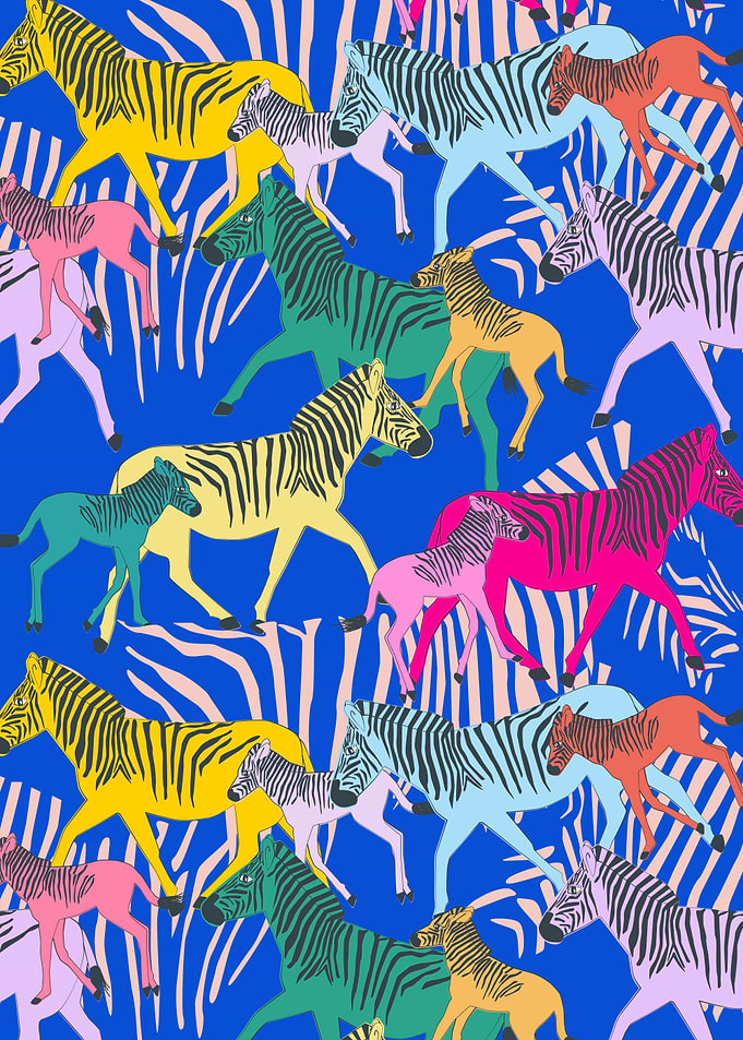 Quagga Family Cobalt Blue
