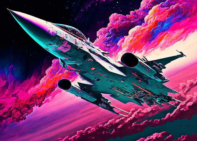 Jet In Space
