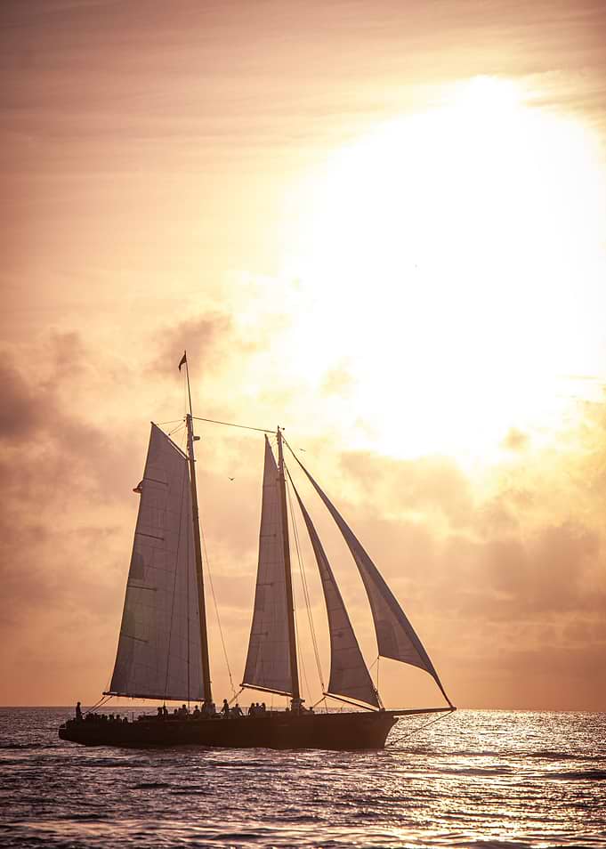 Sunset sea