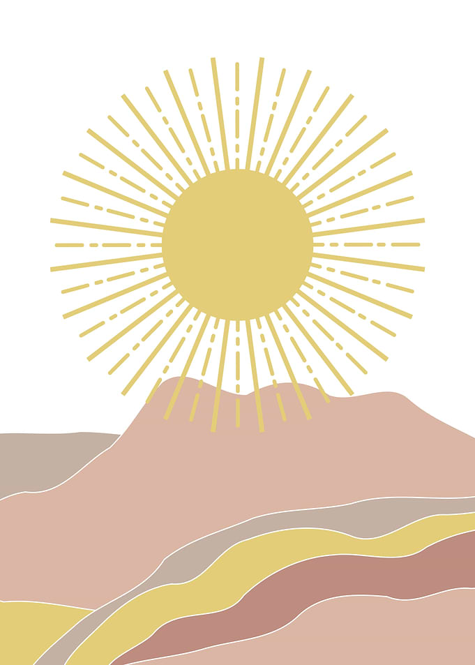 Sunrise in the Desert