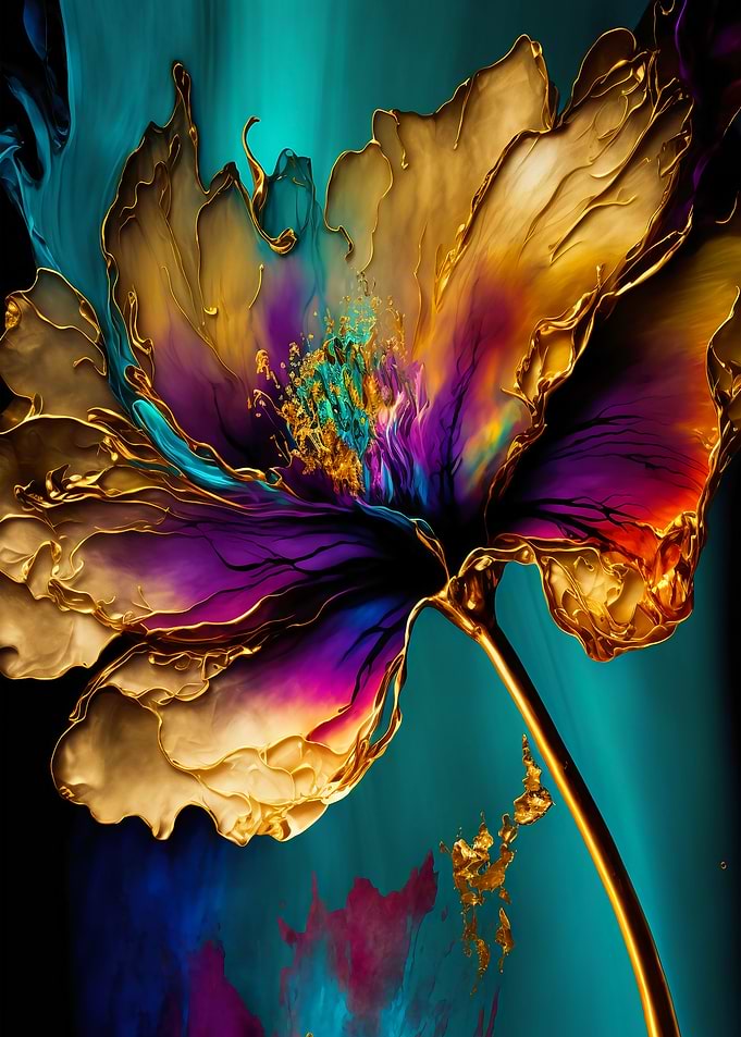 Abstract Flower