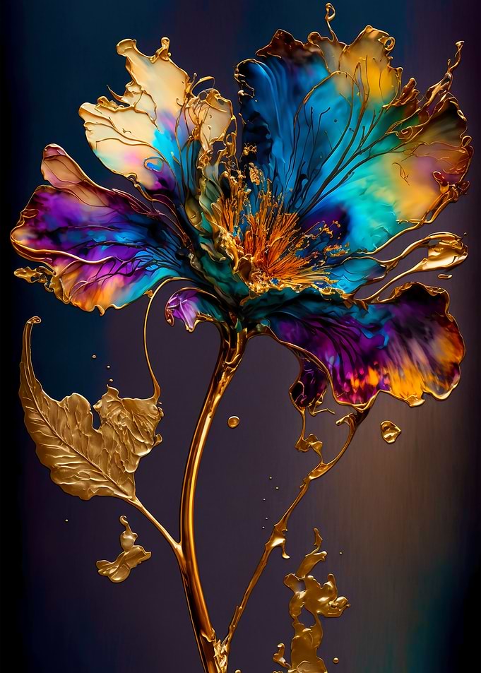 Abstract Flower