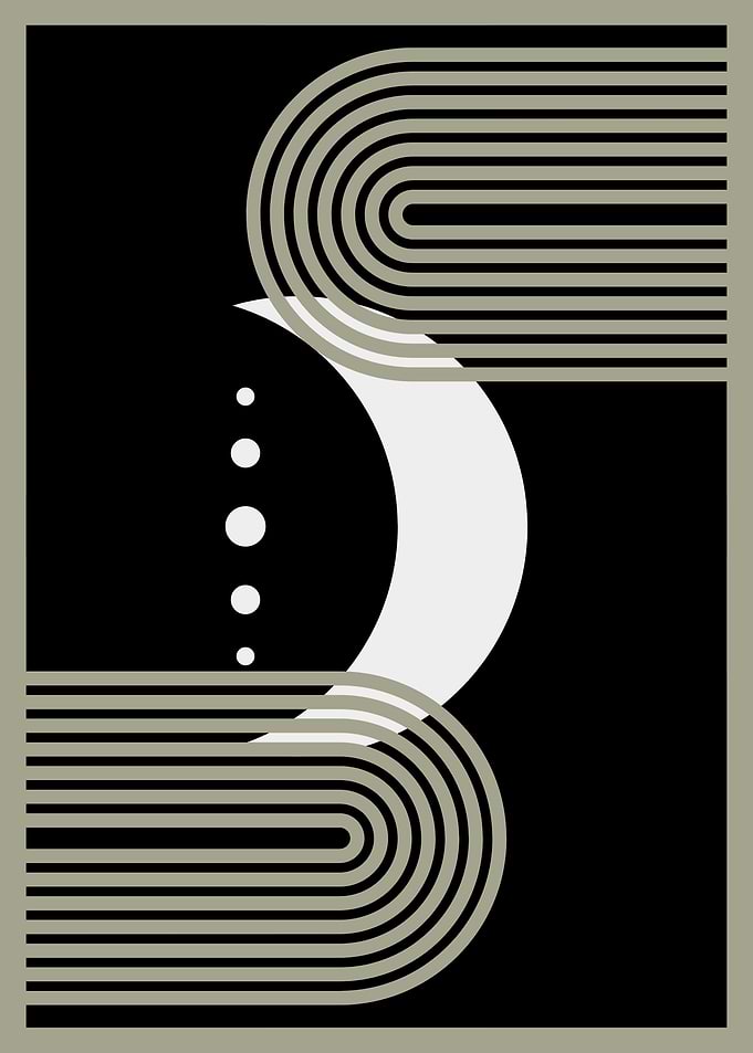 Boho Minimalist Abstract