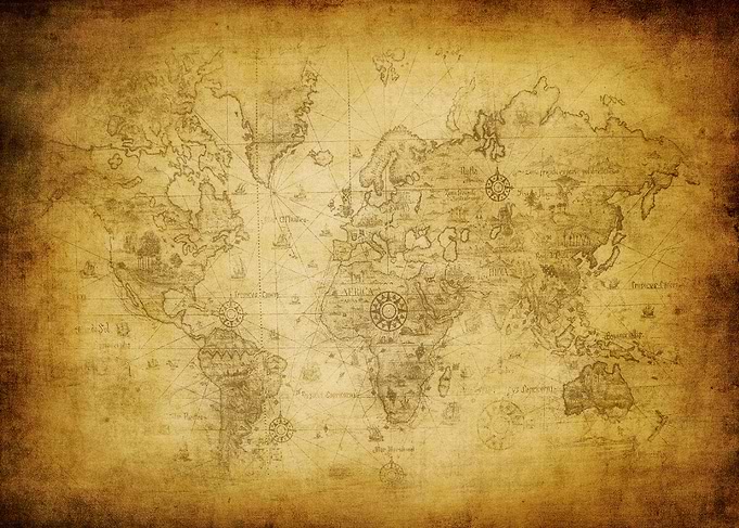 Old Map of the World